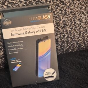 Samsung Galaxy A15 5G DuraGlass Screen Protector - Black